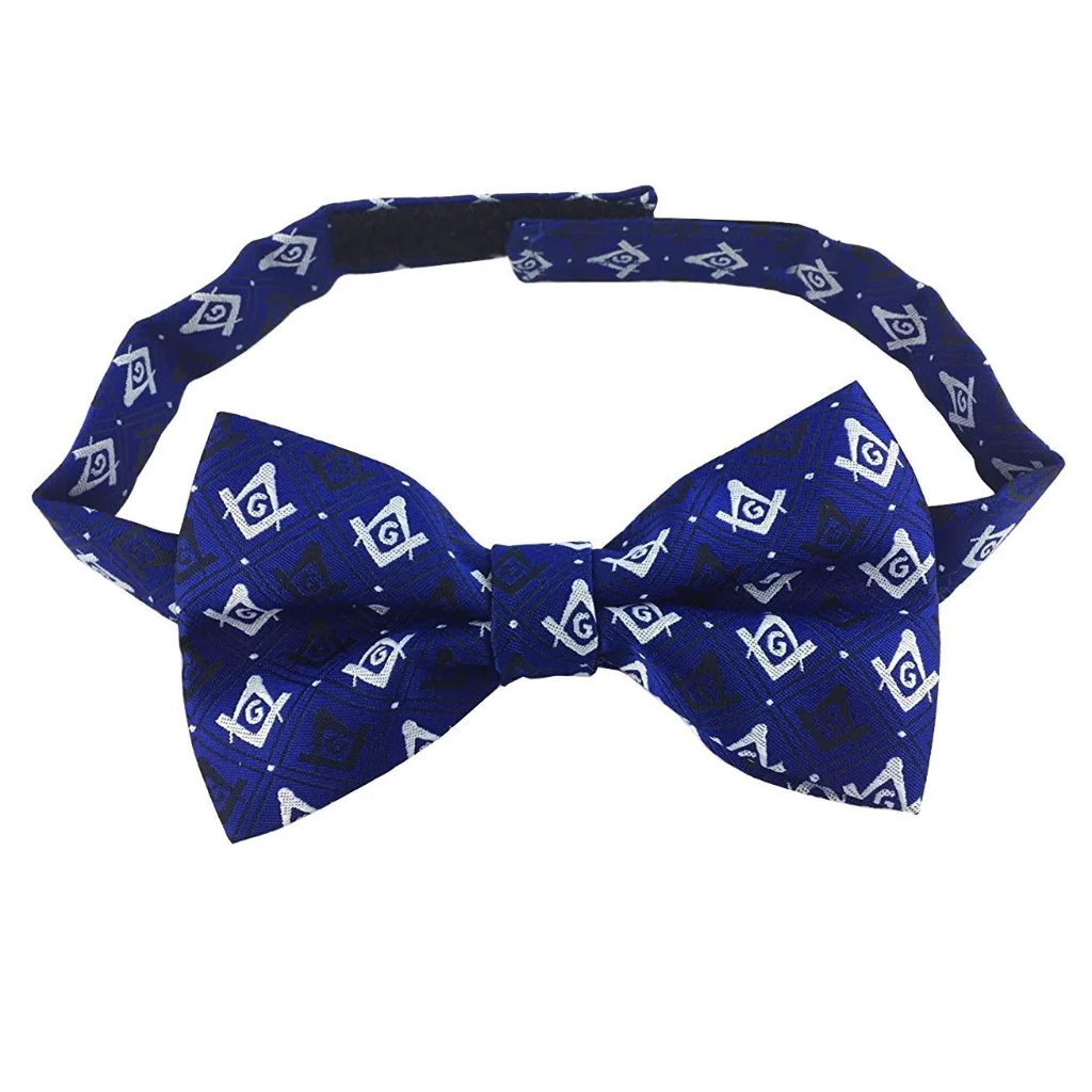NS-461_Masonic_Regalia_100_Silk_woven_Bow_Tie_with_Square_Compass_G_Blue_1024x